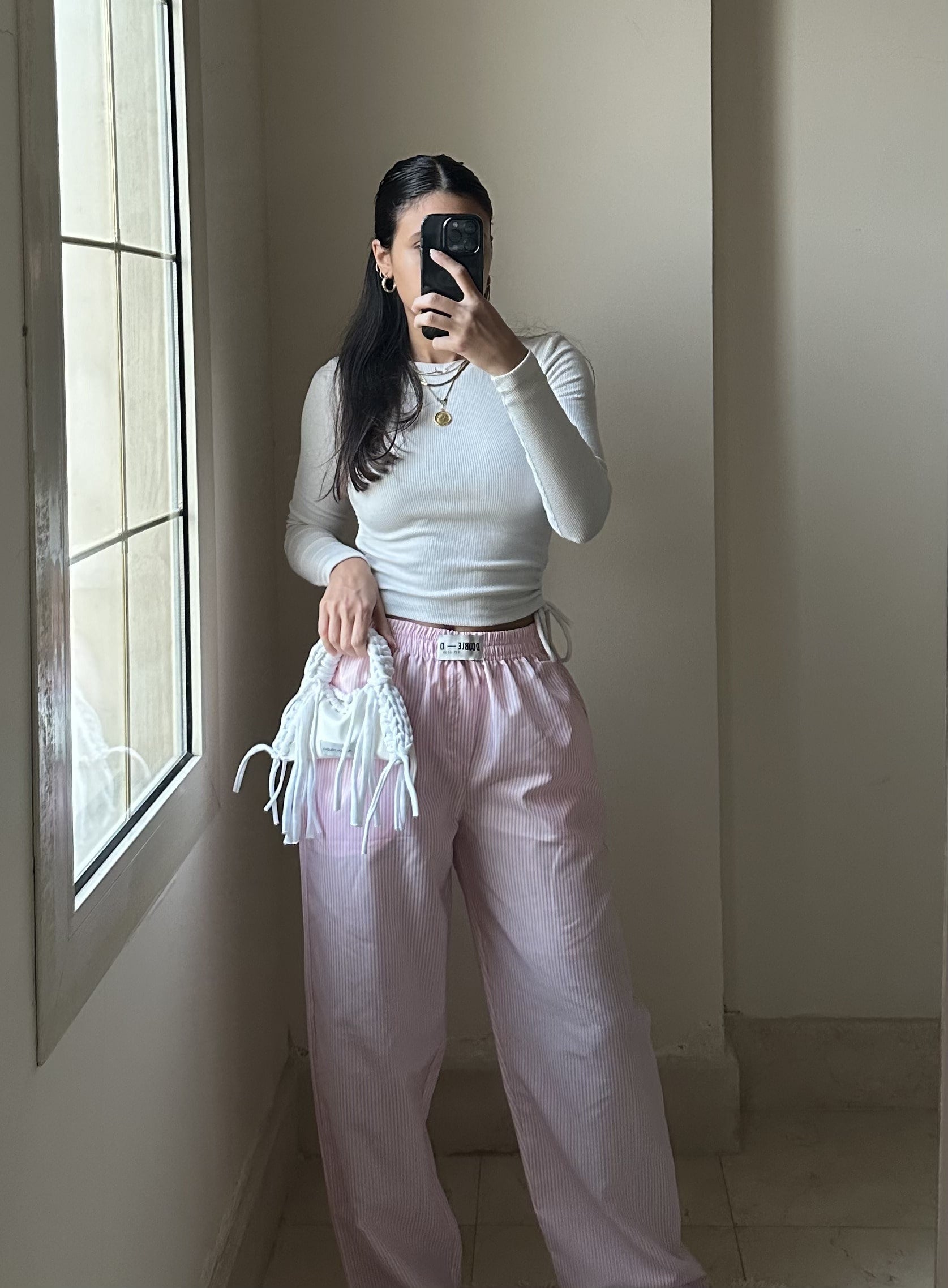 Pj pink pants