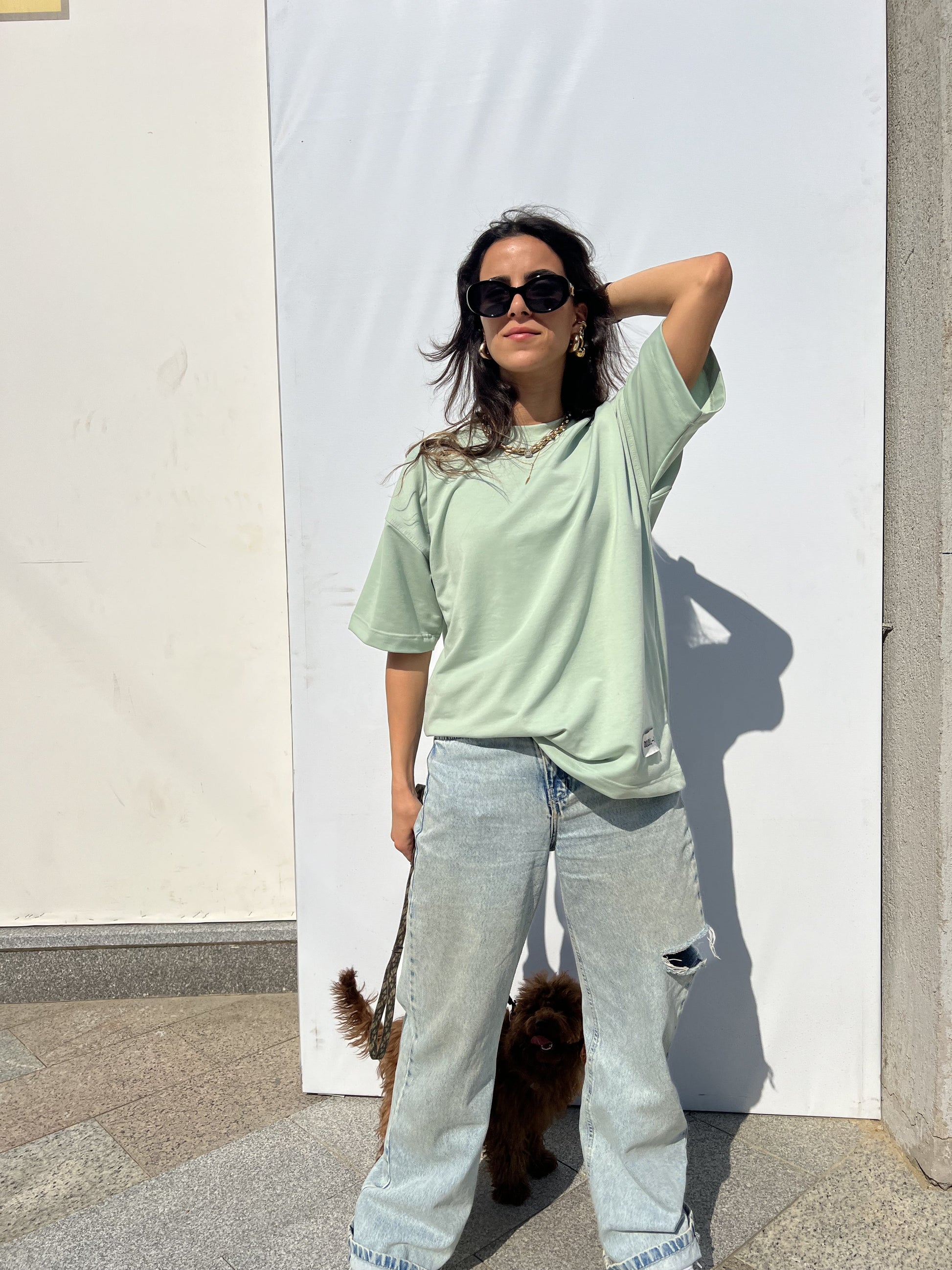 Mint oversized T-shirt